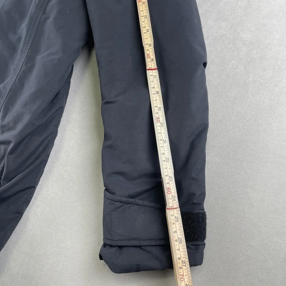 AllSaints Jacket Men S Navy Princeton Parka Hooded Sherpa Lined Coat Warm Comfy‎